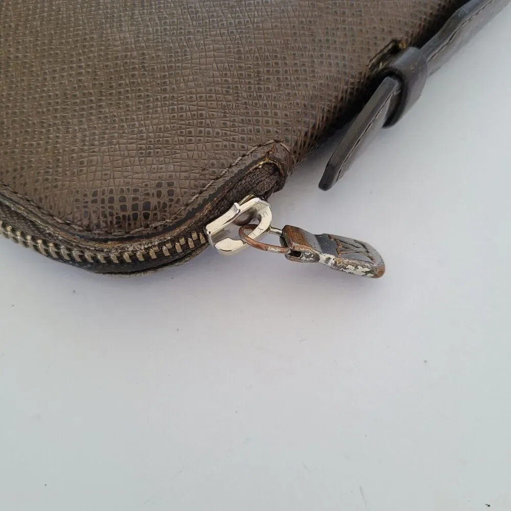 LOUIS VUITTON‎ LV Brown Zip Around Wallet Organizer Atoll Large Clutch Unisex